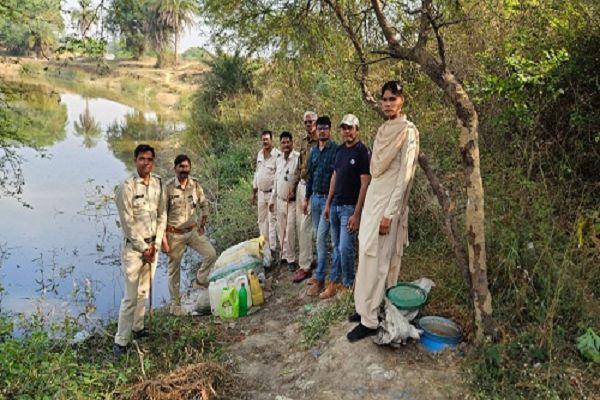 अवैध शराब जब्त
