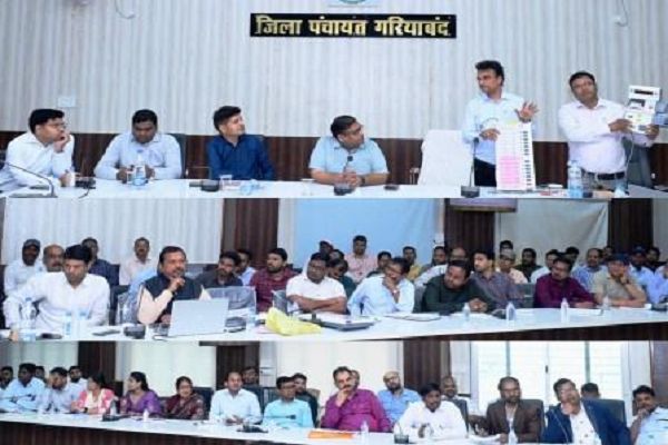 ईव्हीएम व वीवीपैट मशीनों की कमीशनिंग कार्य का दिया गया प्रशिक्षण