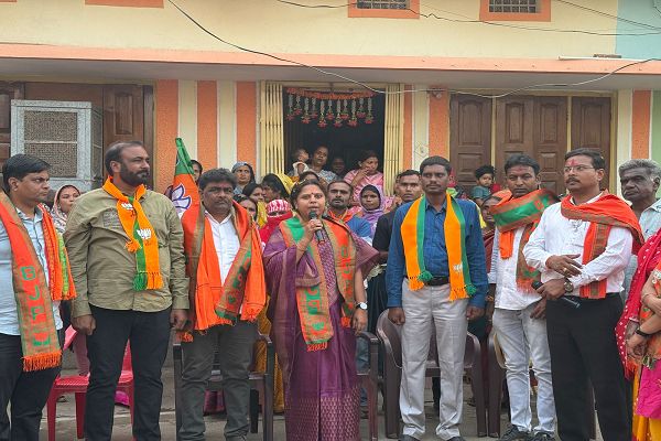 भाजपा सांसद रूपकुमारी चौधरी ने नगर के विभिन्न वार्डो में किया जनसंपर्क, विकास के लिए मांगे वोट&rsquo;&rsquo;