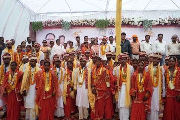 मुख्यमंत्री कन्या विवाह योजना के तहत 150 जोड़़े परिणय सूत्र में बंधे