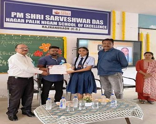पीएमश्री सर्वेश्वर दास नगर पालिक निगम उत्कृष्ट विद्यालय में स्थानीय वार्षिक परीक्षा परिणाम घोषणा