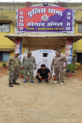 महिला से झपटमारी करने वाला आरोपी गिरफ्तार, घटना में प्रयुक्त मोटर सायकल जप्त