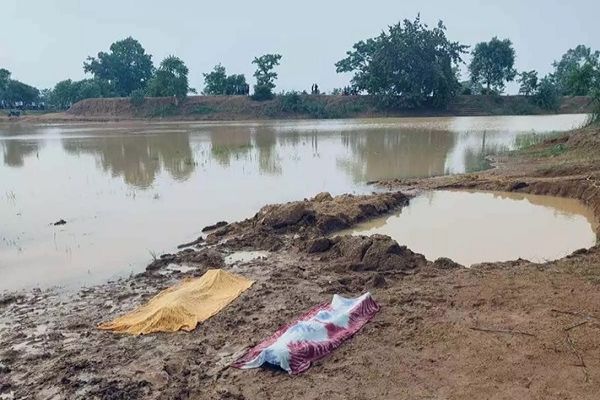 तालाब में डूबने से दो मासूमों की मौत