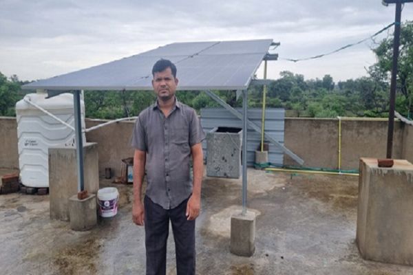 पीएम सूर्य घर मुफ्त बिजली योजना से हितग्राही जीवन कुर्रे को बिजली बिल से मिला छुटकारा