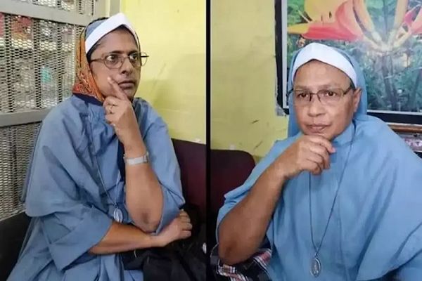 धर्मांतरण और मानव तस्करी के आरोप में गिरफ्तार ननों को मिली जमानत