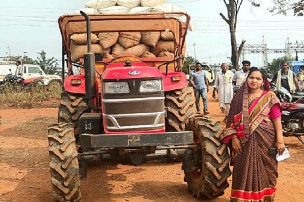 महिला किसान श्रीमती उमा जामड़े ने कहा टोकन से तौल तक पूरी प्रक्रिया रही पारदर्शी