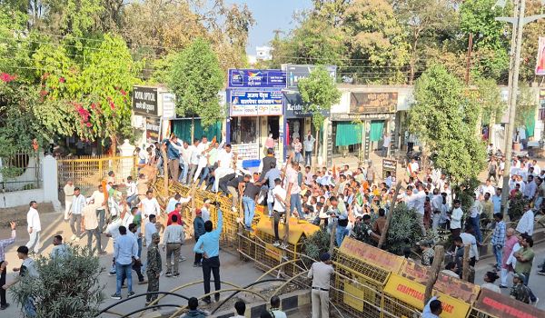 धान का कटोरा या नशे का गढ़? अफीम खेती पर कांग्रेस का भाजपा कार्यालय घेराव