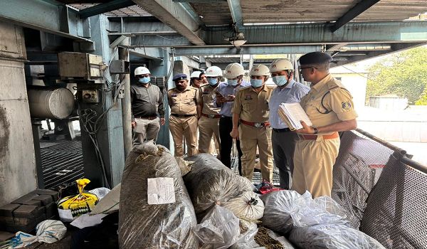 गरियाबंद पुलिस की बड़ी कार्यवाही 34 प्रकरणों में 560.680 किलो से अधिक मादक पदार्थ गांजा और 190 नशीली टेबलेट का कराया गया नष्टीकरण।