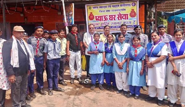 भारत स्काउट्स एवं गाइड्स द्वारा प्याऊ घर सेवा का शुभारंभ