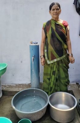 हर घर नल-जल से बिराजपाली के ग्रामीणों को कठिनाईयों से मिली निजात
