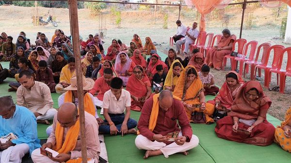 चचेड़ी में गूंजा जय श्रीराम का उद्घोष, हनुमान कथा और भंडारे में उमड़ा जनसैलाब