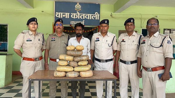 सूखे नशे के खिलाफ पुलिस का शिकंजा 09 किलो गांजा के साथ आरोपी गिरफ्तार*