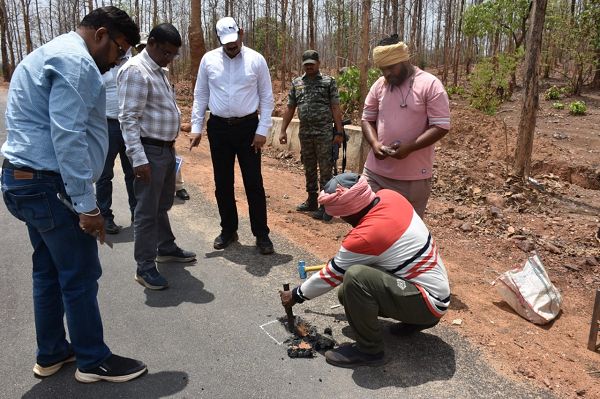 वनांचल क्षेत्रों में विकास कार्यों की सख्त निगरानी, कलेक्टर ने किया औचक निरीक्षण