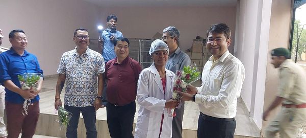 *शहद प्रसंस्करण केंद्र बोड़ला का अवलोकन करने पहुंचा अरुणाचल प्रदेश का प्रतिनिधि मंडल*