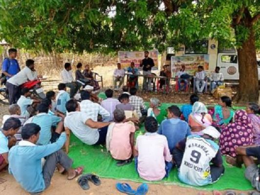 विकसित कृषि संकल्प अभियान : ग्राम लंकापल्ली में वैज्ञानिक व किसानों के साथ हुआ संगोष्ठी