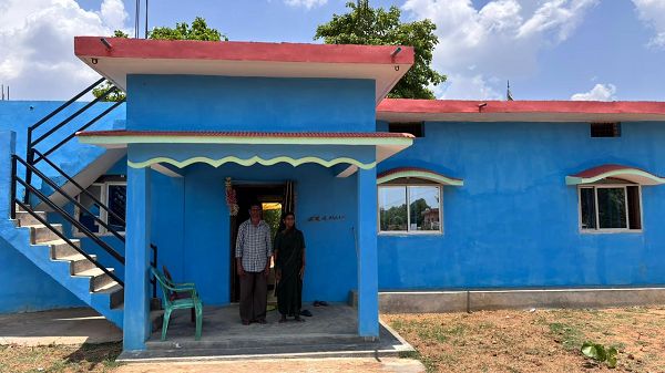 प्रधानमंत्री आवास योजना से मगनलाल के परिवार को मिला पक्का आशियाना