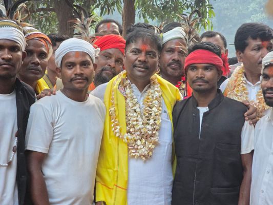 कानाहर्राल पेन करसाद जातरा में शामिल हुए वन मंत्री श्री केदार कश्यप