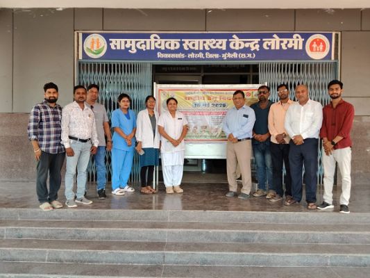 खंड चिकित्सा अधिकारी एवं मेडिकल टीम ने राष्ट्रीय डेंगू दिवस मनाया