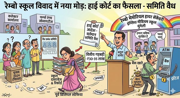 रेम्बो स्कूल और छत्तीसगढ़ डायोसिस विवाद में नया मोड़ : प्रबंधन, वित्तीय अनियमितताओं और कर्मचारियों की बर्खास्तगी को लेकर दोनों पक्ष आमने-सामने