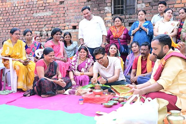 रायगढ़ वार्ड क्रमांक 26 को मिली सामुदायिक भवन की सौगात, वित्त मंत्री श्री ओ.पी. चौधरी ने किया भूमिपूजन