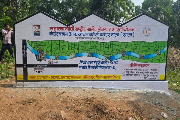 मोर गांव मोर पानी महाअभियान से बदली ग्राम खाला की तस्वीर