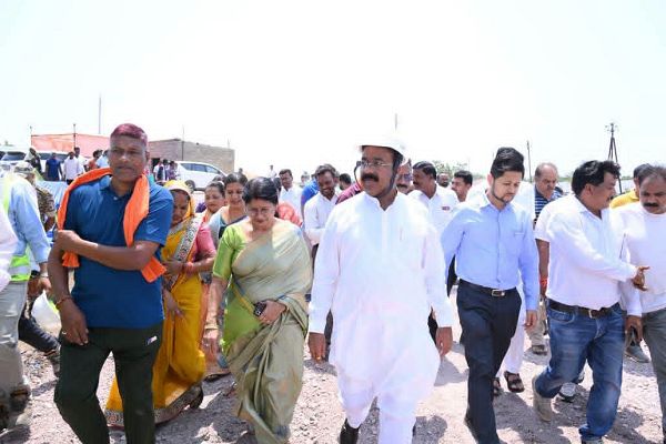  उप मुख्यमंत्री श्री अरुण साव ने नालंदा परिसर, मल्टी-लेवल पार्किंग और एसटीपी निर्माण कार्यों का किया निरीक्षण