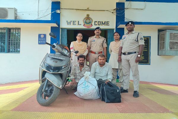  देवभोग पुलिस की बड़ी कार्रवाई, 30 किलो गांजा जब्त