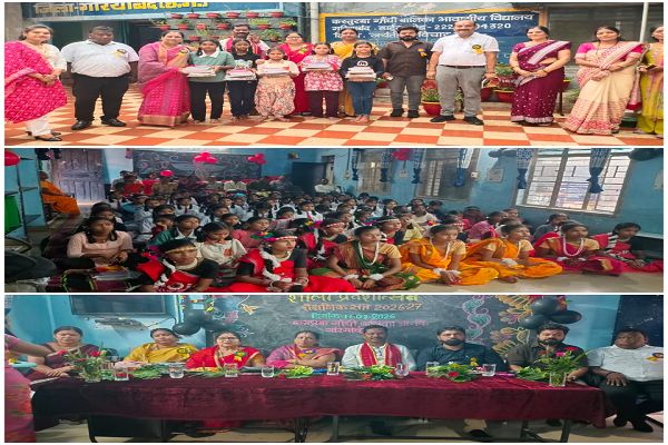  कस्तूरबा गांधी बालिका आवासीय विद्यालय गरियाबंद में हर्षोल्लास के साथ मनाया गया शाला प्रवेशोत्सव, नवप्रवेशी छात्राओं का हुआ भव्य स्वागत
