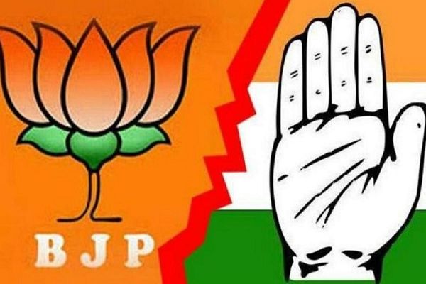 खम्हारडीह थाने के बाहर कांग्रेस का अनिश्चितकालीन धरना, भाजपा नेताओं पर FIR की मांग