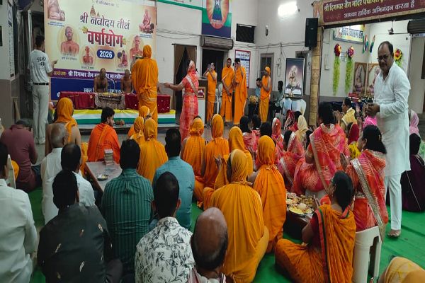 दिगंबर जैन बड़ा मंदिर में भक्तिभाव से संपन्न हुए धार्मिक अनुष्ठा