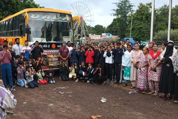 राज्य स्तरीय थाई बॉक्सिंग चैंपियनशिप के लिए दुर्ग की टीम रवाना