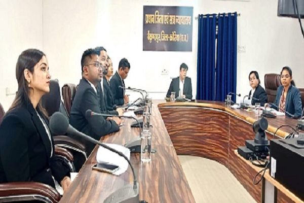 नेशनल लोक अदालत एवं &lsquo;मध्यस्थता राष्ट्र के लिए&lsquo; 3.0 अभियान की सफलता हेतु न्यायाधीशों की समीक्षा बैठक आयोजित