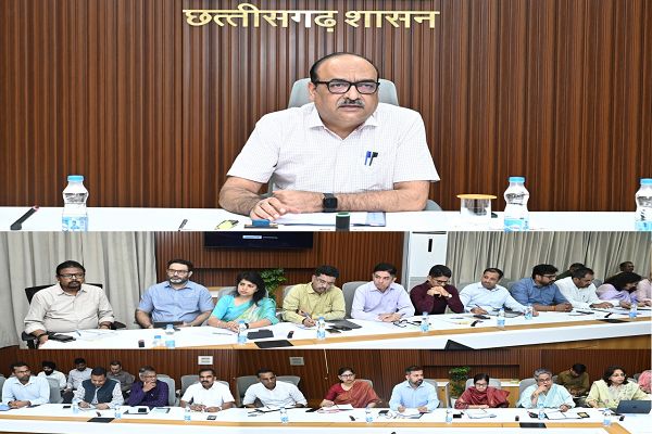 मुख्य सचिव ने विभागीय सचिवों की उच्च स्तरीय बैठक ली