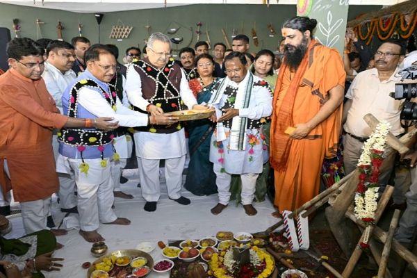 हरेली तिहार पर सीएम हाउस में साकार हुई छत्तीसगढ़ की लोक संस्कृति