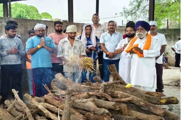 यूथ सिख सेवा कमिटी ने मंगल सिंह का अंतिम संस्कार कराया