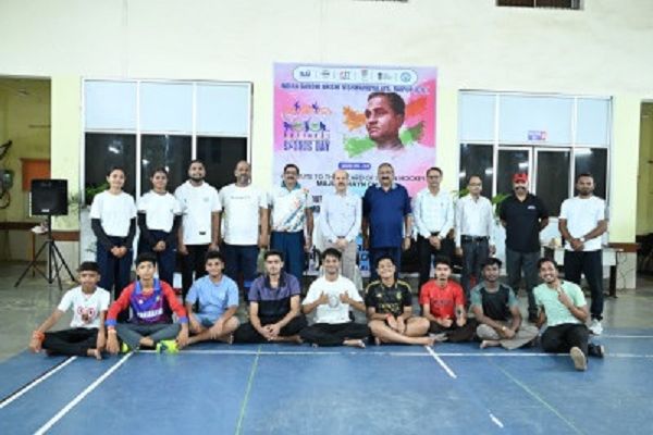 मेजर ध्यानचंद की स्मृति में खेल दिवस समारोह का आयोजन
