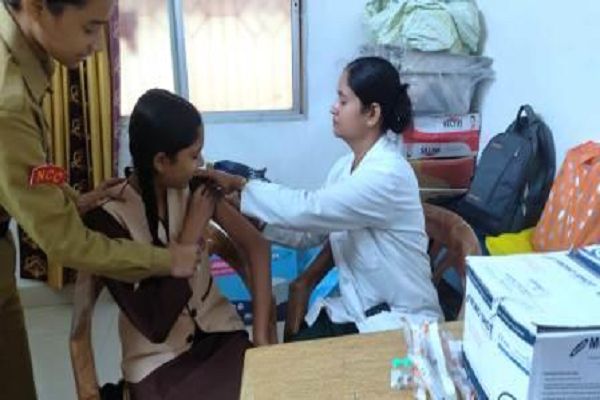 जिले में एचपीवी टीकाकरण अभियान को मिला उत्साहजनक प्रतिसाद