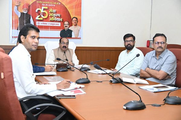  उप मुख्यमंत्री श्री अरुण साव ने &lsquo;सेवा संकल्प अभियान&rsquo; की तैयारियों की समीक्षा की