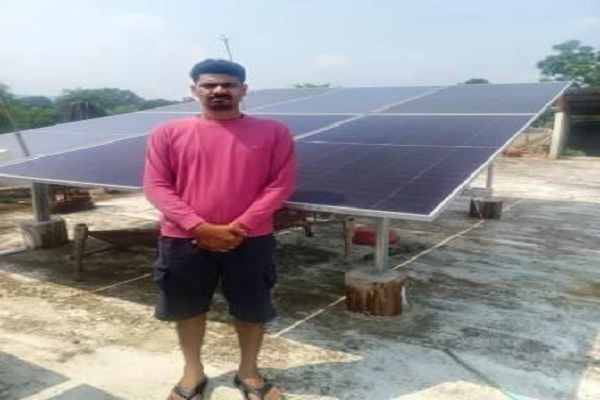 सौर ऊर्जा से बदली नेतराम पटेल की तस्वीर, बिजली बिल में हर माह करीब 2 हजार रुपए की बचत