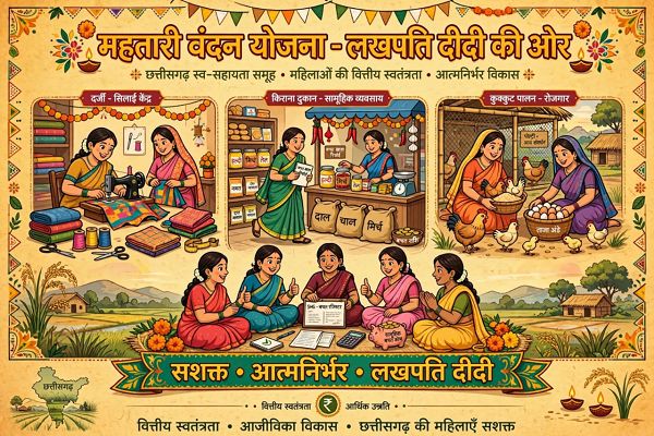 विशेष लेख : लखपति दीदी बनाने में मददगार बन रही छत्तीसगढ़ की महतारी वंदन योजना