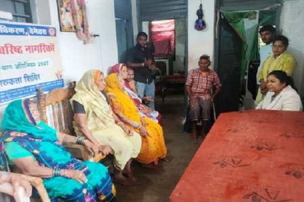 जिला विधिक सेवा प्राधिकरण की संवेदनशील पहल : बेसहारा बुजुर्ग को मिला वृद्धाश्रम में सहारा