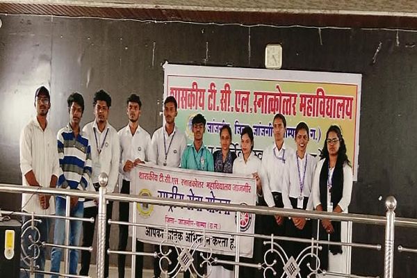 जांजगीर में 'नमो सेवा' नुक्कड़ नाटक से गूँजा सुशासन का संदेश