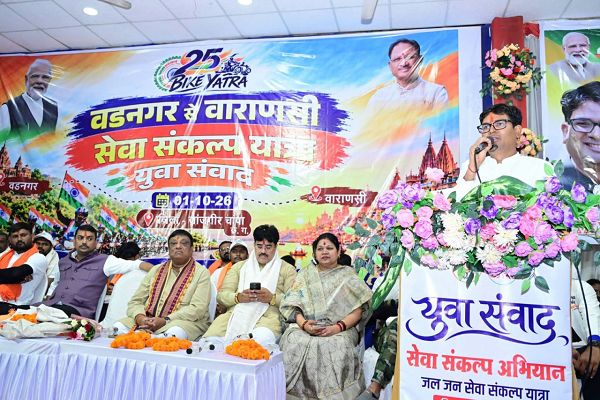 सेवा संकल्प अभियान: वडनगर से वाराणसी की सेवा यात्रा पहुंची जांजगीर