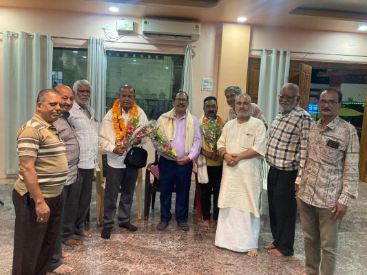  बर्फानी समिति ने किया राजेश मारू, कमलेश सिमनकर और बीरेंद्र बहादुर का सम्मान