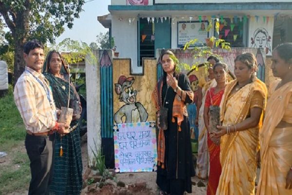 बच्चों की मुस्कान और महिलाओं की सहभागिता से सजा बरपाली का आंगन, आंगन मिलन सेवा अभियान बना खुशियों का उत्सव