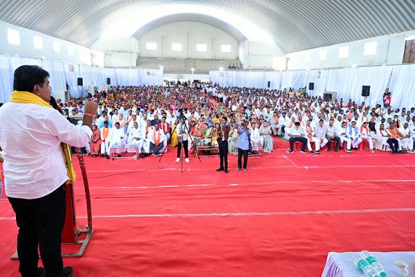 कबीरधाम में निकली सेवा ज्योति यात्रा, विजय शर्मा हुए शामिल