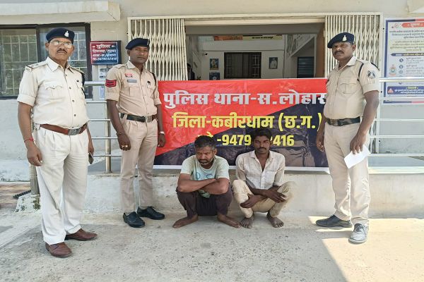  पशु तस्करी के आरोप में दो ब्यक्ति पुलिस के हत्थे चढ़े