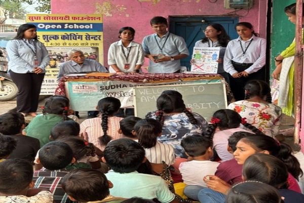 विश्व खाद्य दिवस पर सुधा ओपन स्कूल में जागरूकता सत्र