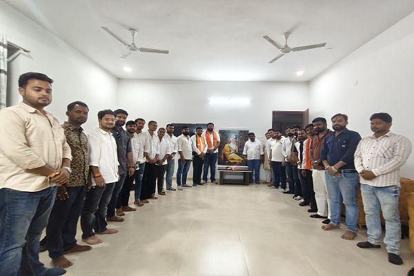 भाजपा जिला कार्यालय में मनाई गई महर्षि वाल्मीकि जयंती