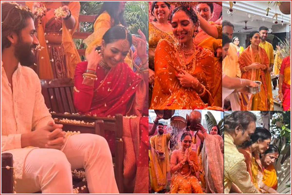 Naga Chaitanya और Sobhita Dhulipala की प्री-वेडिंग फंक्शन शुरू, हल्दी सेरेमनी से सामने आई फोटोज